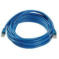 Ziotek CAT6a- Stp Patch Cable- with Boot 25ft- Blue 119 7249